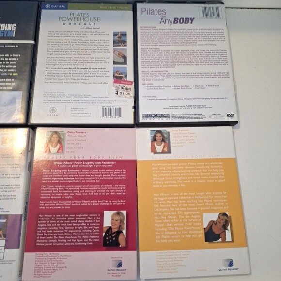 Winsor Pilates DVD Fitness Body Sculpting Exercise Home Workouts Abs Lot - Picture 5 of 7